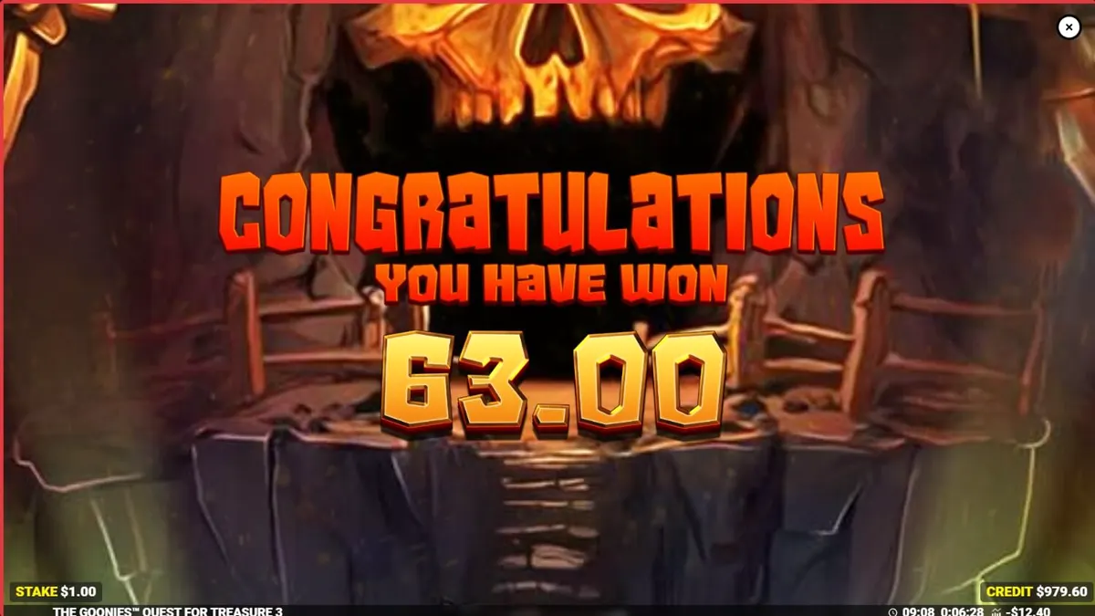 The Goonies Quest for Treasure 3 mobile gameplay interface